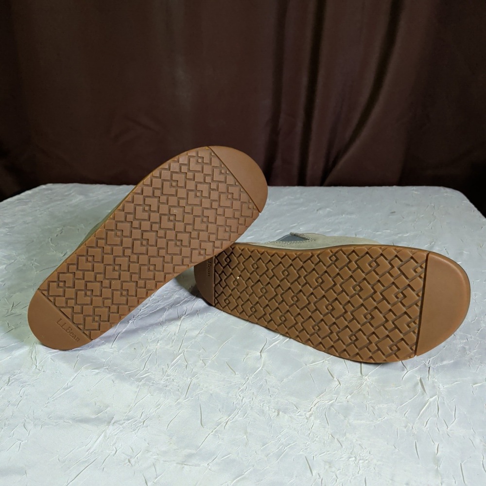 LL Bean Go Anywhere Clogs Womens Size 10 Gray Leather Shoes Bohemian Boho Indie - Picture 6 of 7